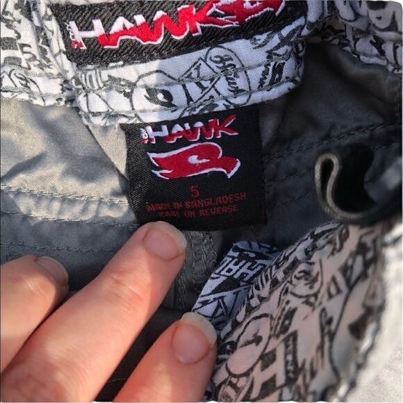 4/$20 ☀️ TONY HAWK KIDS SIZE 5 GREY SHORT - Picture 3 of 3